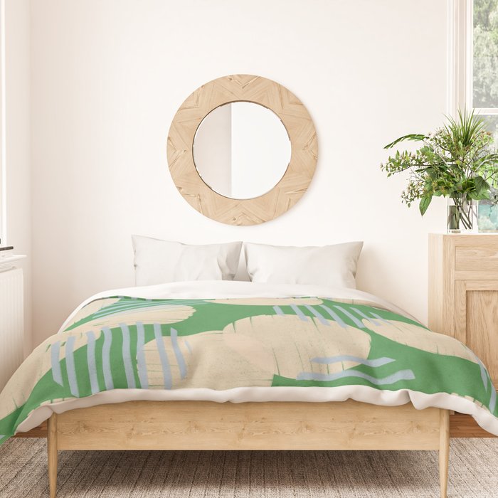 Abstract Summer Pattern #1 Duvet Cover Gallery Image 3