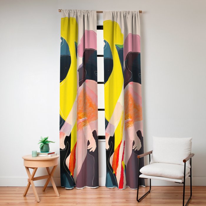 Abstract Figures Window Curtain Gallery Image 4