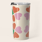 Heart Floral Travel Mug Gallery Image 3