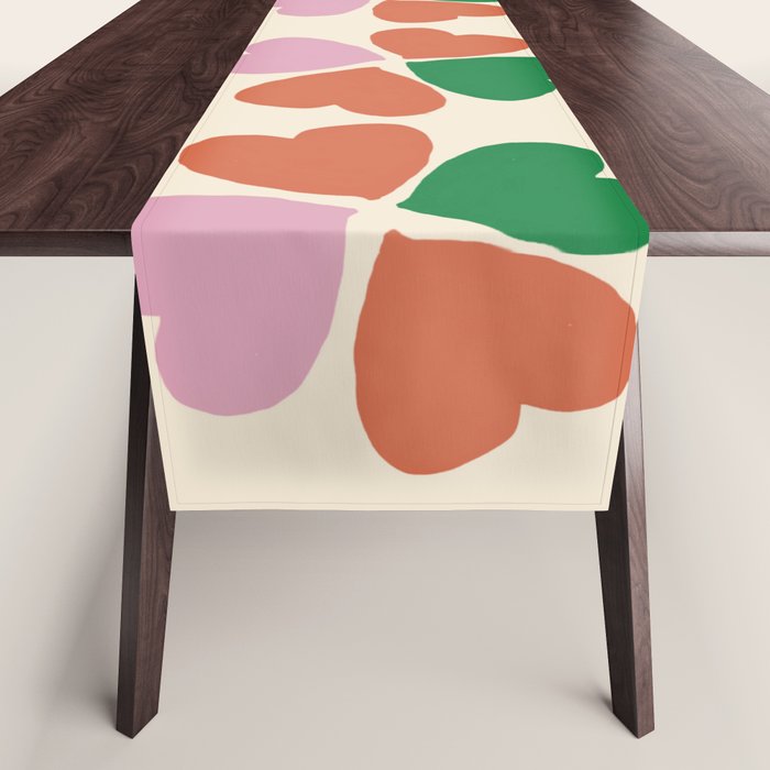 Heart Floral Table Runner Gallery Image 1