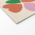 Heart Floral Welcome Mat Gallery Image 2