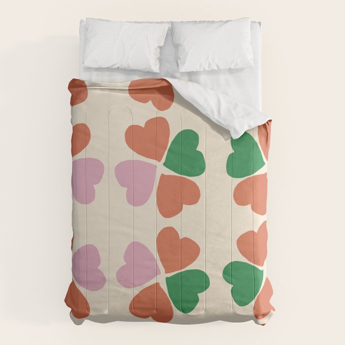 Heart Floral Comforter Gallery Image 1