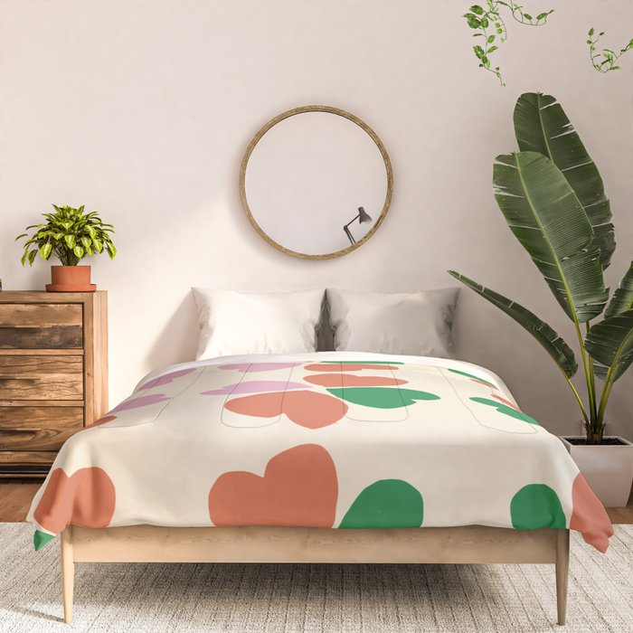Heart Floral Comforter Gallery Image 3