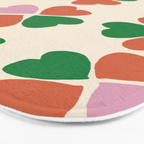 Heart Floral Bath Mat Gallery Image 3