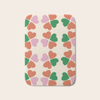 Heart Floral Bath Mat Gallery Image 1