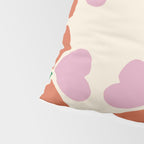 Heart Floral Pillow Sham Gallery Image 4