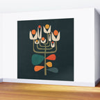 Retro botany Wall Mural Gallery Image 2