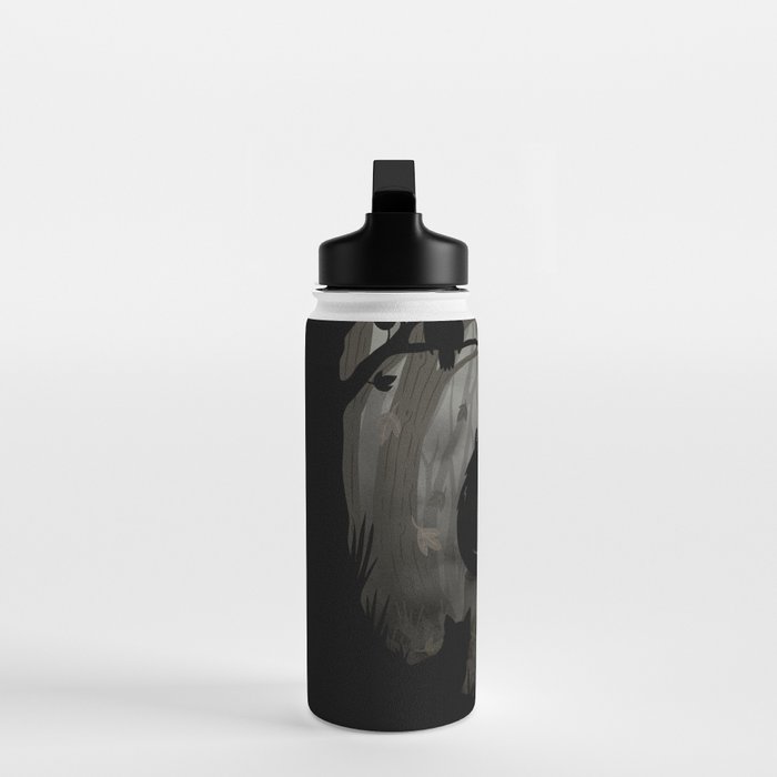 A Quiet Spooky Spot (Book Reading Monster) Water Bottle Gallery Image 3