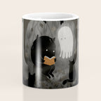 A Quiet Spooky Spot (Book Reading Monster) Coffee Mug Gallery Image 4