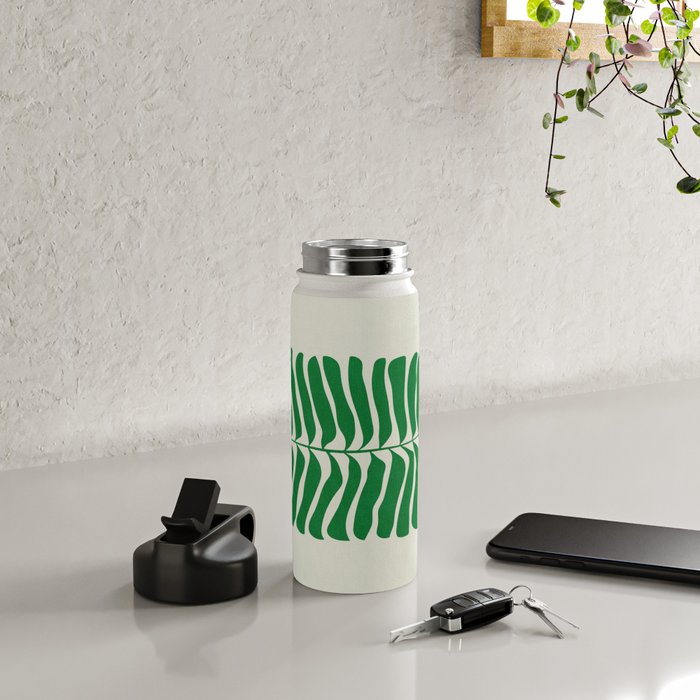 JAZZ FERNS 03 | Rain Forest Matisse Edition Water Bottle Gallery Image 4