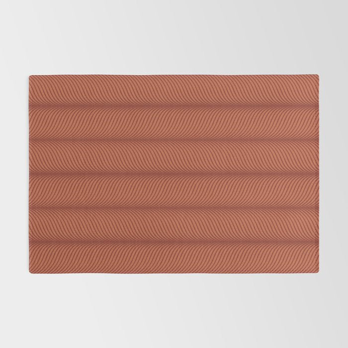 Elysian VI Red Terracotta Rug Gallery Image 2