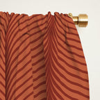 Elysian VI Red Terracotta Window Curtain Gallery Image 2