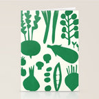 fresh fresh vegetable-green Stationery Card Gallery Image 2