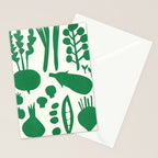 fresh fresh vegetable-green Stationery Card Gallery Image 2