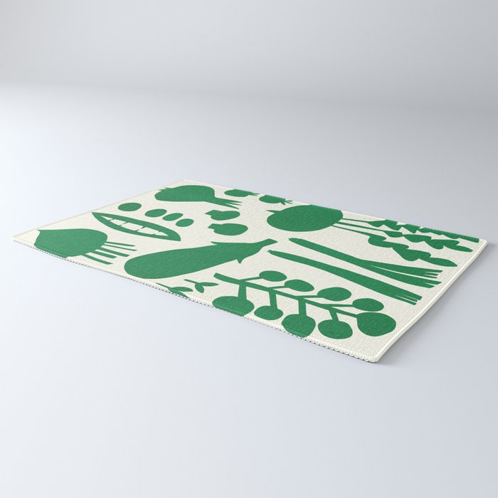 fresh fresh vegetable-green Rug Gallery Image 3