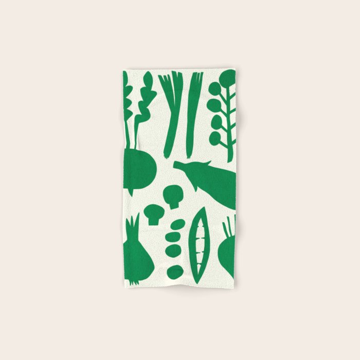 fresh fresh vegetable-green Bath Towel Gallery Image 1