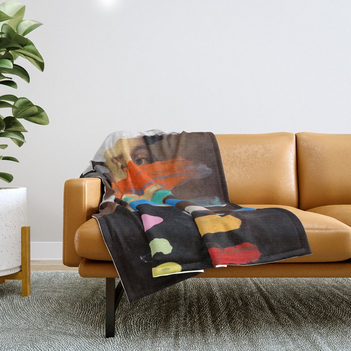 Composition 756 Throw Blanket Gallery Image 1