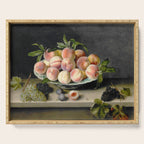 Moillon 17th Century Still Life With Peaches & Grapes Serving Tray Gallery Image 1
