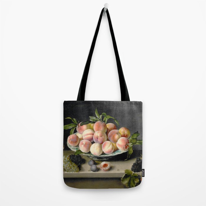 Moillon 17th Century Still Life With Peaches & Grapes Tote Bag Gallery Image 2