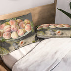 Moillon 17th Century Still Life With Peaches & Grapes Pillow Sham Gallery Image 2