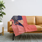 Together, we can  #girlpower Throw Blanket Gallery Image 1