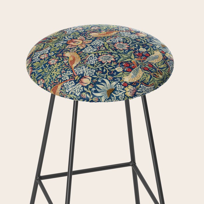 Strawberry Thief by William Morris, 1883 Stool Gallery Image 2