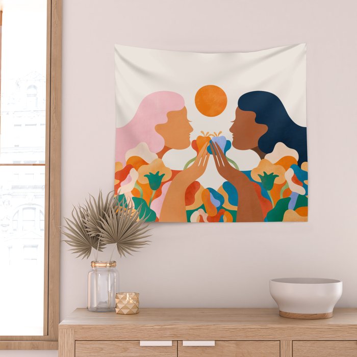 What you seek outside of you, is already within you Wall Tapestry Gallery Image 2