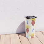 Mimosa and Blue Jay Travel Mug Gallery Image 4