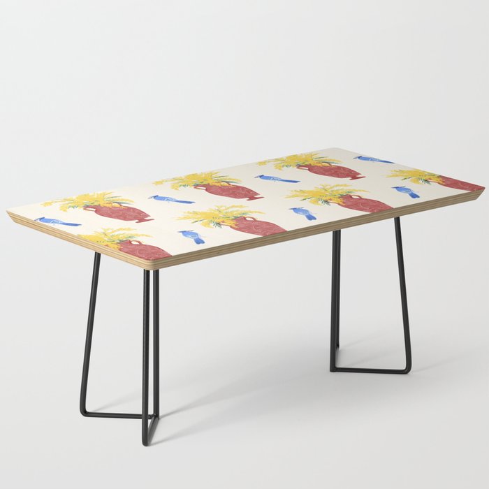 Mimosa and Blue Jay Coffee Table Gallery Image 1