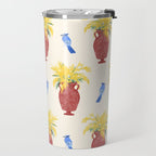 Mimosa and Blue Jay Travel Mug Gallery Image 2