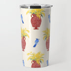 Mimosa and Blue Jay Travel Mug Gallery Image 1