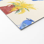 Mimosa and Blue Jay Welcome Mat Gallery Image 2