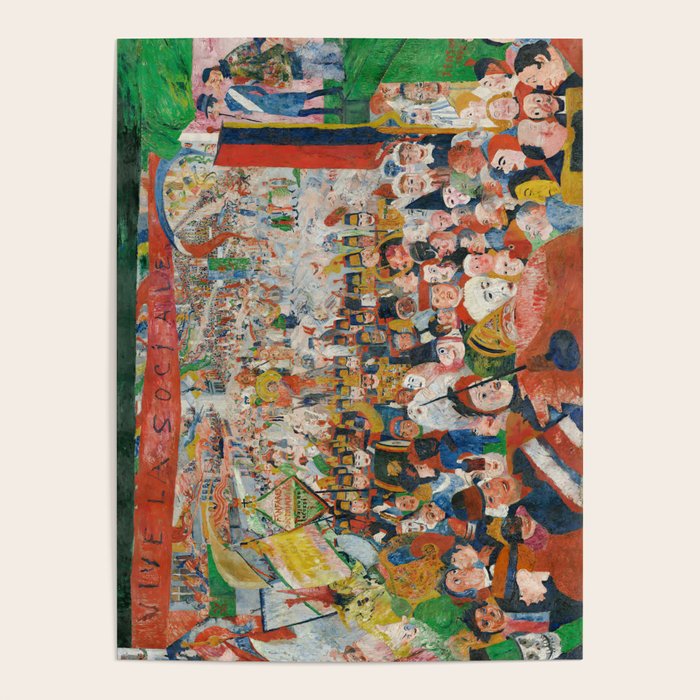 Christ's Entry into Brussels by James Ensor, 1889 Poster Gallery Image 4