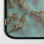 Aqua Coral Reef Abstract Laptop Sleeve Gallery Image 3