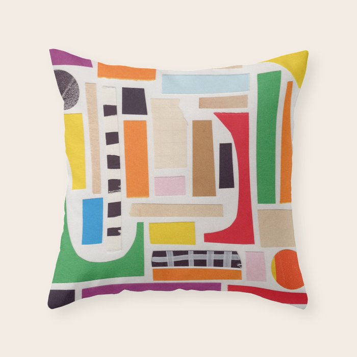 Colorful Castle Throw Pillow Gallery Image 6