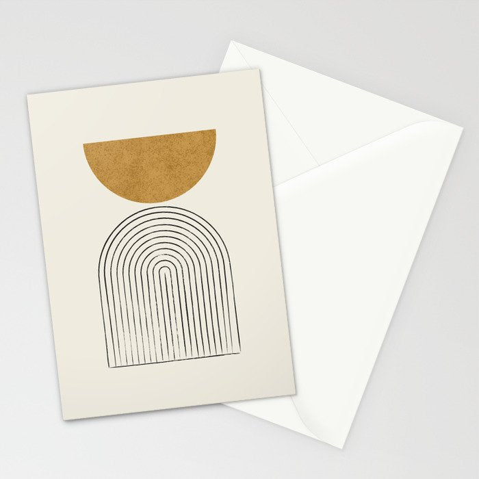 Arch Balance Gold Stationery Card Gallery Image 2