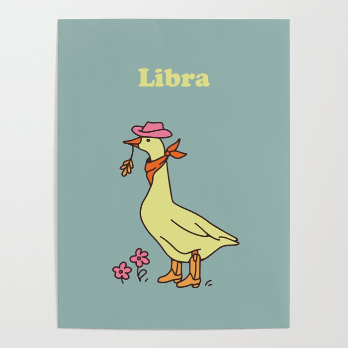 Libra Zodiac Goose Poster Gallery Image 4