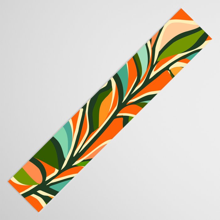 Thankful Garden - Abstract Botanical Illustration Table Runner Gallery Image 3