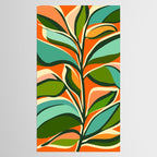 Thankful Garden - Abstract Botanical Illustration Tablecloth Gallery Image 2