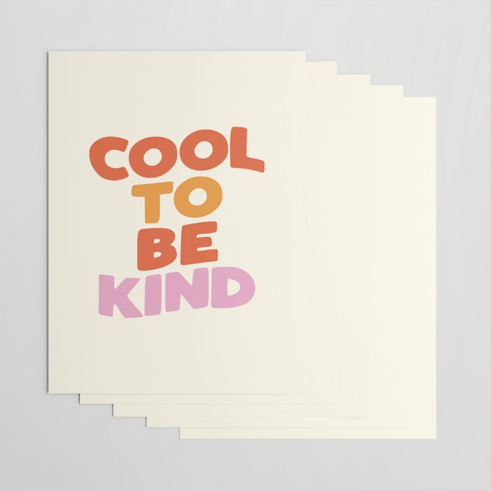 Cool to Be Kind Wrapping Paper Gallery Image 3