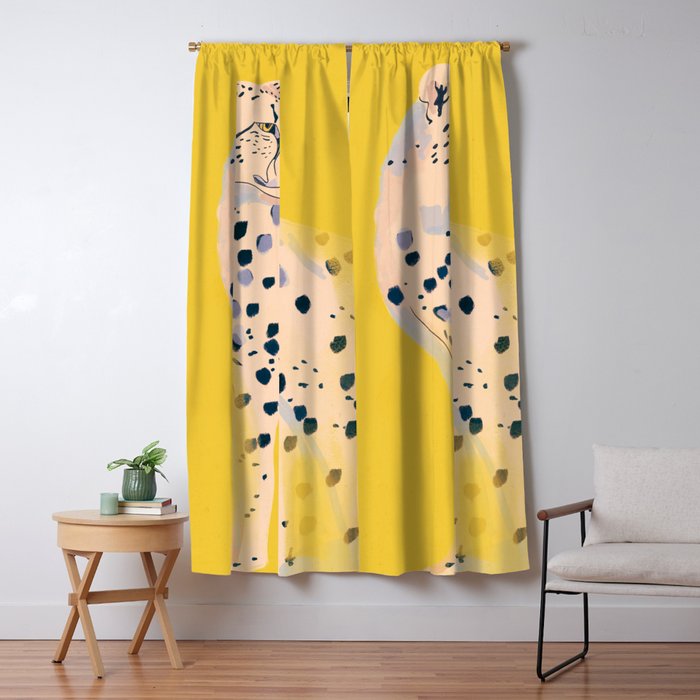 Cheetah 15 Window Curtain Gallery Image 5