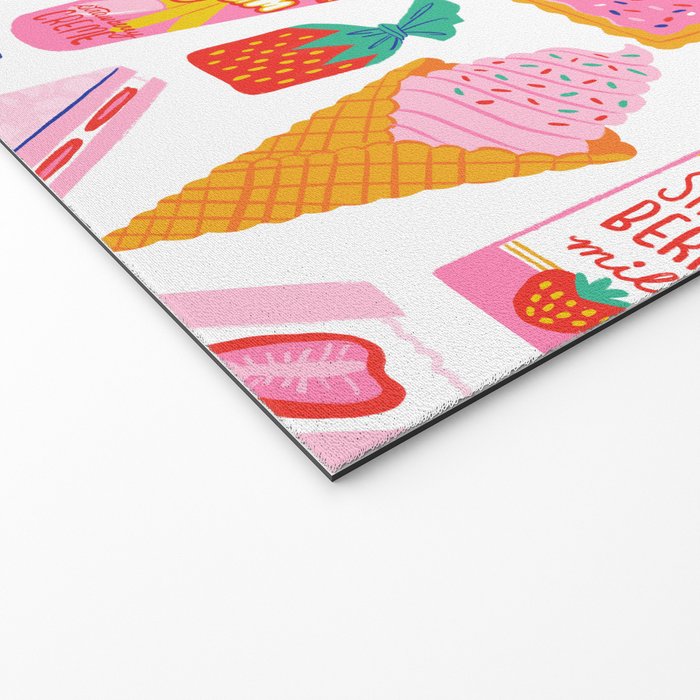 Strawberry Snacks Welcome Mat Gallery Image 2