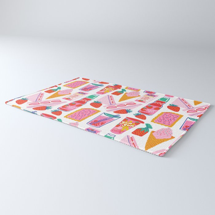 Strawberry Snacks Rug Gallery Image 3