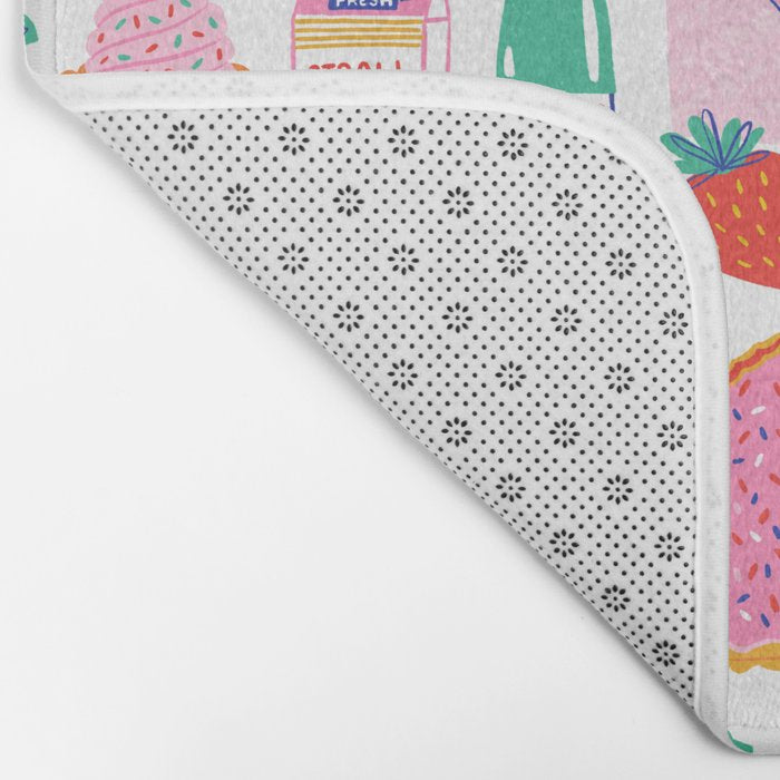 Strawberry Snacks Bath Mat Gallery Image 2