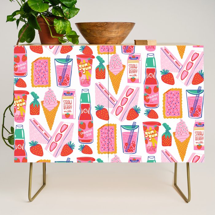 Strawberry Snacks Credenza Gallery Image 1
