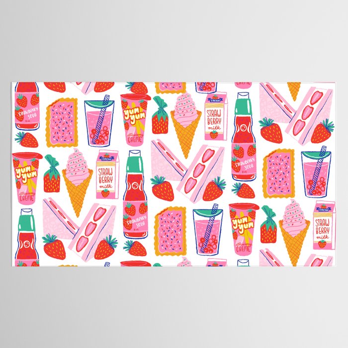 Strawberry Snacks Tablecloth Gallery Image 2