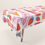 Strawberry Snacks Tablecloth Gallery Image 1