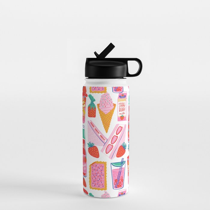 Strawberry Snacks Water Bottle Gallery Image 1