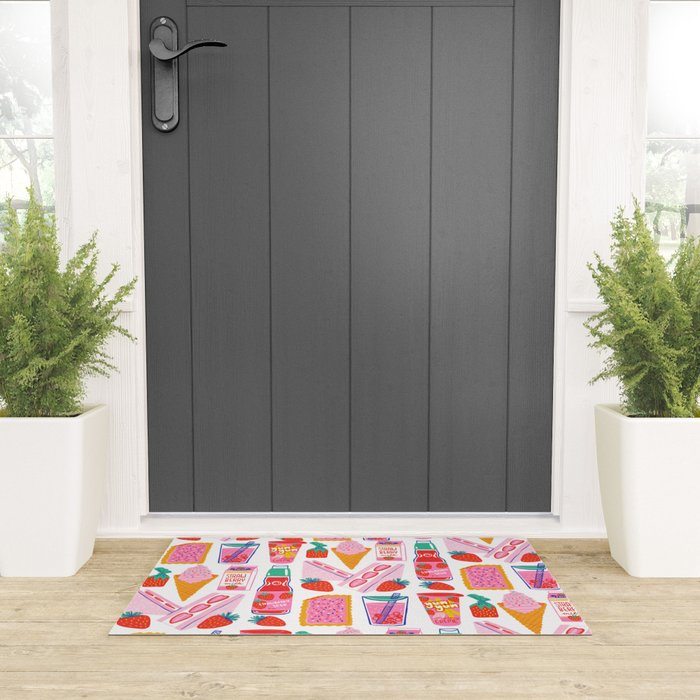 Strawberry Snacks Welcome Mat Gallery Image 3