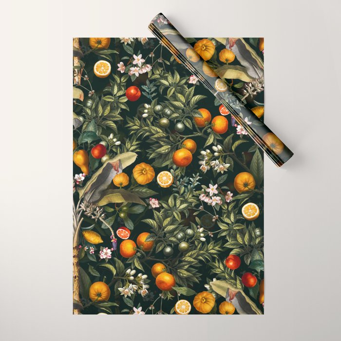 Vintage Fruit Pattern XXII Wrapping Paper Gallery Image 1